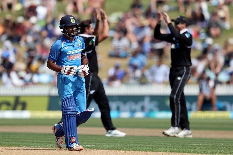 Rayudu played a rash shot to throw away his wicket